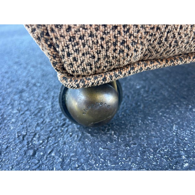 Cheetah Style Tub Chairs on Casters, Set of Four, Postmodern, Vintage, Game Chairs, Dining Arm Chairs For Sale - Image 9 of 12