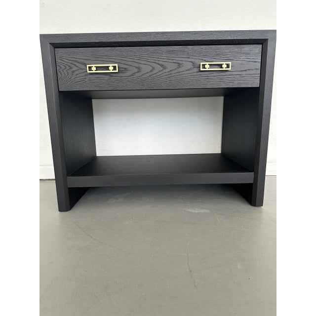 Inspired by beachy California style, this bedside table channels laid-back modern with a rich, open-gran mahogany is a...