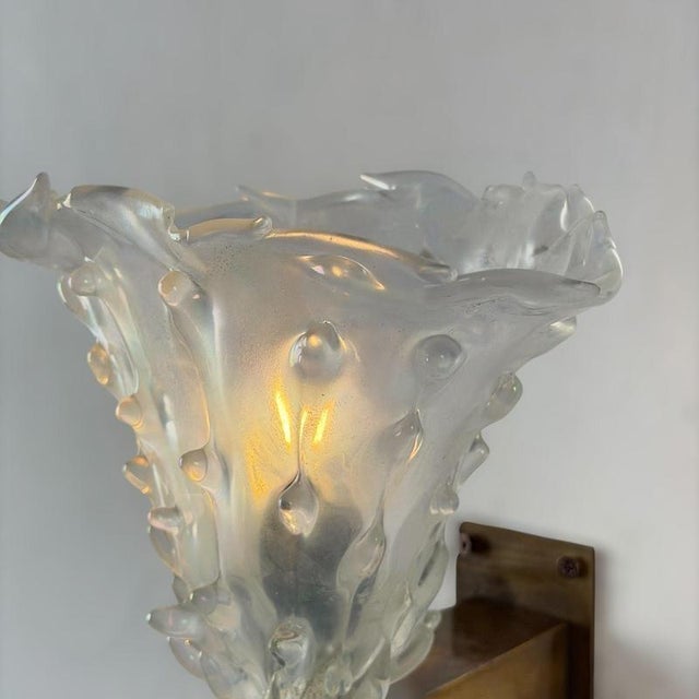 Art Deco Medusa Piccola Wall Sconces from Ercole Barovier, 1940, Set of 2 For Sale - Image 11 of 18