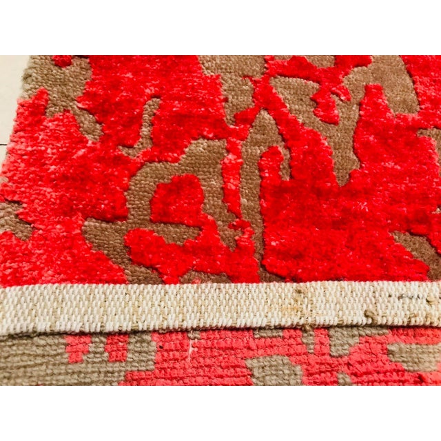 1980s Vintage Tibetan Carpet, 1980s For Sale - Image 5 of 18