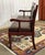 English Bench in Beech and Imitation Leather, 1990s For Sale - Image 10 of 12