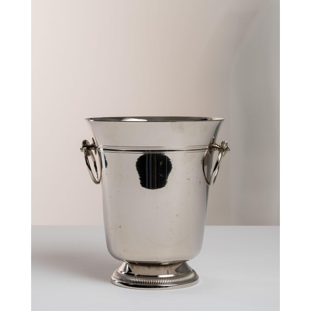 Mid 20th Century France Silver Ice Bucket For Sale - Image 4 of 15