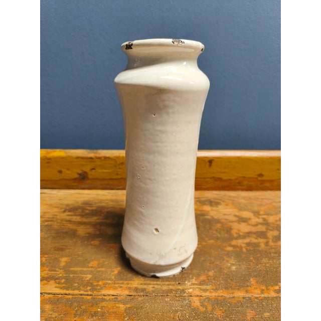 Large 18th Century Italian Ceramic Apothecary Jars, 1760s, Set of 2 For Sale - Image 12 of 18