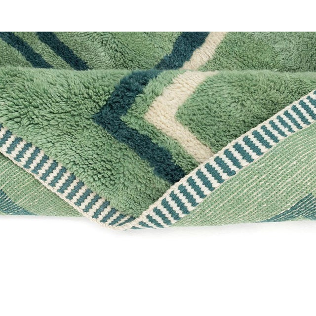 Early 21st Century Large Hand-Knotted Wool Rug by Azele Studio For Sale - Image 5 of 9