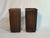 Mid-Century Modern Pair Vintage Pearl-Wick Wastebaskets Faux Wood Brown, Circa 1960s For Sale - Image 3 of 12