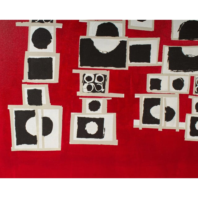 Contemporary 2022 Signed “Milky Way” Acrylic on Canvas Abstract Painting by Artist Steven Sickles For Sale - Image 3 of 8