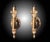 Elegant Pair (2) of Neoclassic Brass Corinthian Wall Sconce Lamps Elevate your interior with these beautiful pair of...