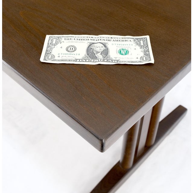 Brown Danish Mid Century Modern L Shape Bench Chairs Dining Table Kitchen Dinette Set For Sale - Image 8 of 15