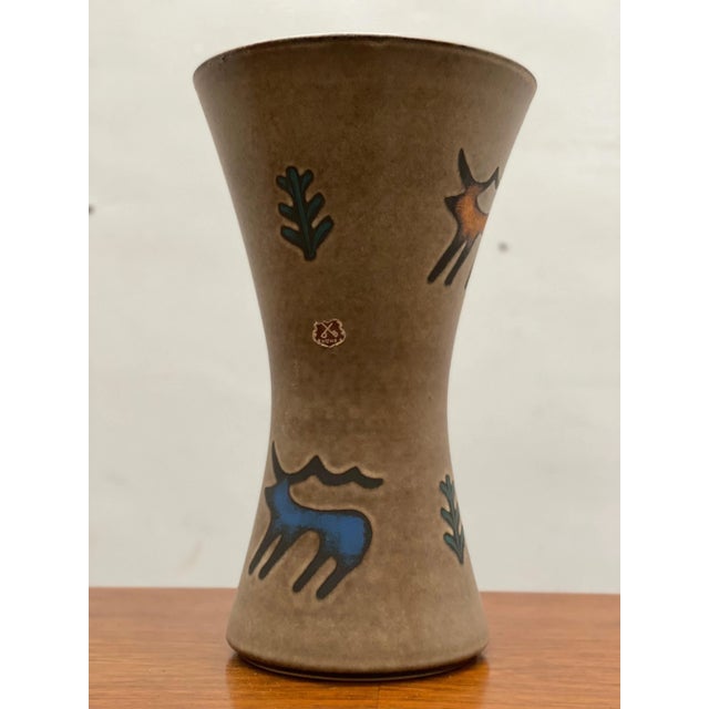 Ceramic West Germany Vase in Ceramic, 1968 For Sale - Image 7 of 13