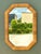 Mid-Century Modern Vintage Octagonal Wrapped Rattan Frame Mirror For Sale - Image 3 of 15