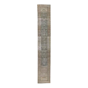 Antique Persian Malayer Runner - 0'3'02 x 19'03