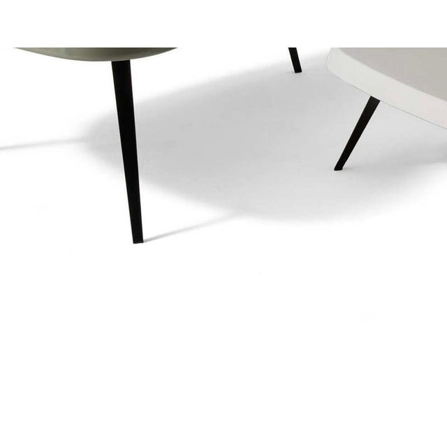 Ceramic Mexique Outdoor Low Table by Charlotte Perriand for Cassina, Set of 3 For Sale - Image 7 of 16