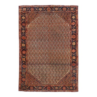 Antique Farahan Sarouk Rug 4'4'' X 6'7'' For Sale