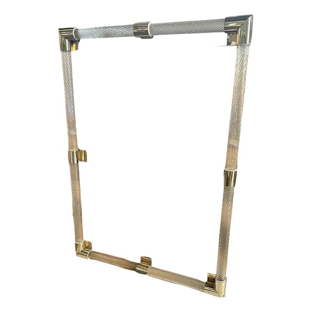 Monumental Italian Venetian Torchon Murano Glass Wall Mirror by Simoeng for Simoeng For Sale
