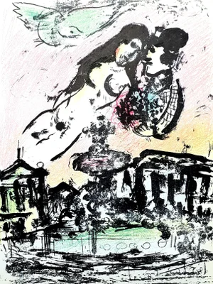 Marc Chagall - Original Lithograph 1963