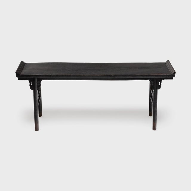 Chinese Crackled Double Ear Altar Table, C. 1775 For Sale - Image 4 of 5
