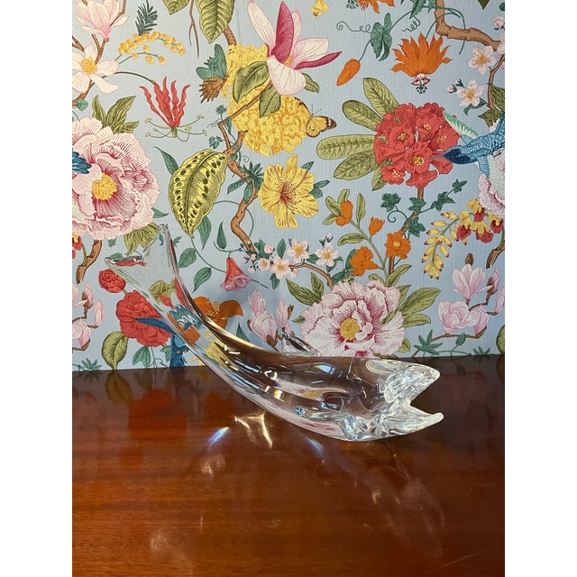 Contemporary Late 20th Century Steuben Crystal Salmon 43/300 For Sale - Image 3 of 7