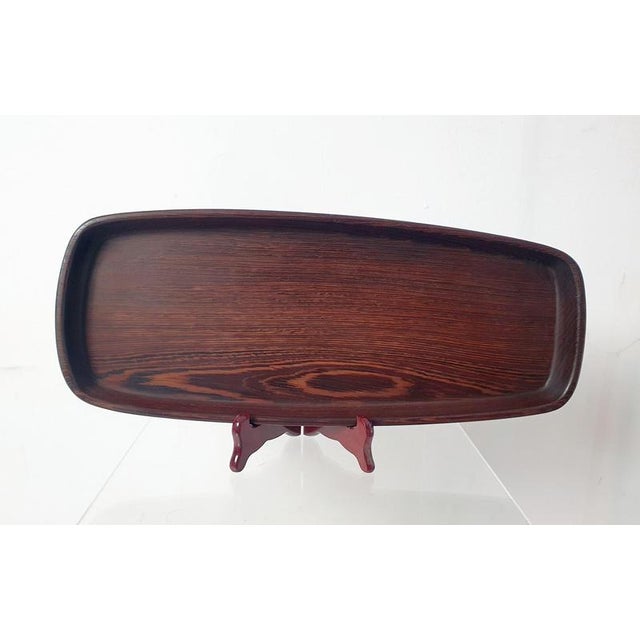 Mid-Century Modern Teak Tray attributed to Hans Gustav Ehrenreich, 1950s For Sale - Image 4 of 12