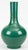 Asian Apple-Green Crackle-Glazed Porcelain Bottle Vase, Qing Dynasty, 18th Century For Sale - Image 3 of 4