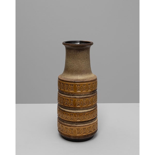 Ceramic 20th Century German 'W. Germany' Ceramic Vase For Sale - Image 7 of 18