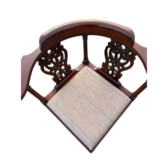 Mid 20th Century Chippendale Corner Chair For Sale In Indianapolis - Image 6 of 6
