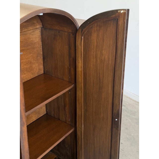 1960s Art Deco Waterfall Cabinet For Sale - Image 12 of 16