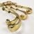 Hollywood Regency Art Deco Brass Coat Hanger Set, 1960s, Set of 4 For Sale - Image 3 of 9