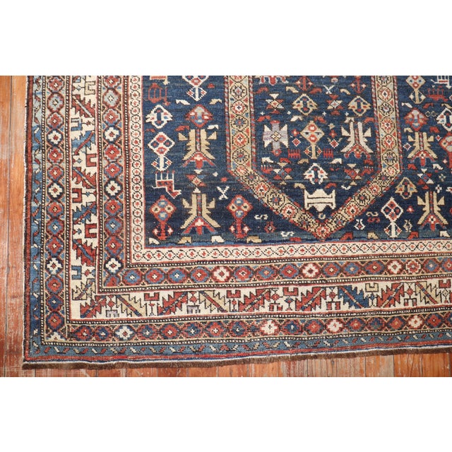 Caucasian Kuba Small Antique Prayer Rug - 3'9" x 4'10" For Sale - Image 18 of 18
