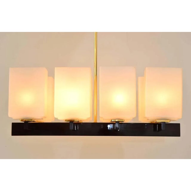 Chandelier by Rupert Nikoll, Vienna, 1950s For Sale - Image 6 of 7