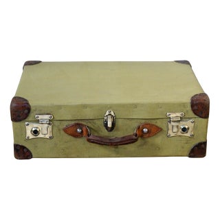 Vintage Pukka Military WWII Demob Case, 1930 For Sale