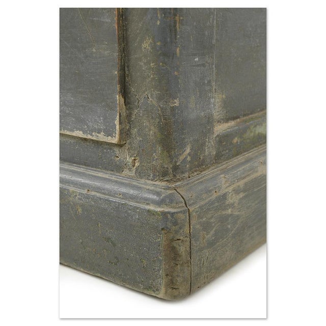 6-Drawer Storage Column in Weathered Wood For Sale - Image 6 of 7