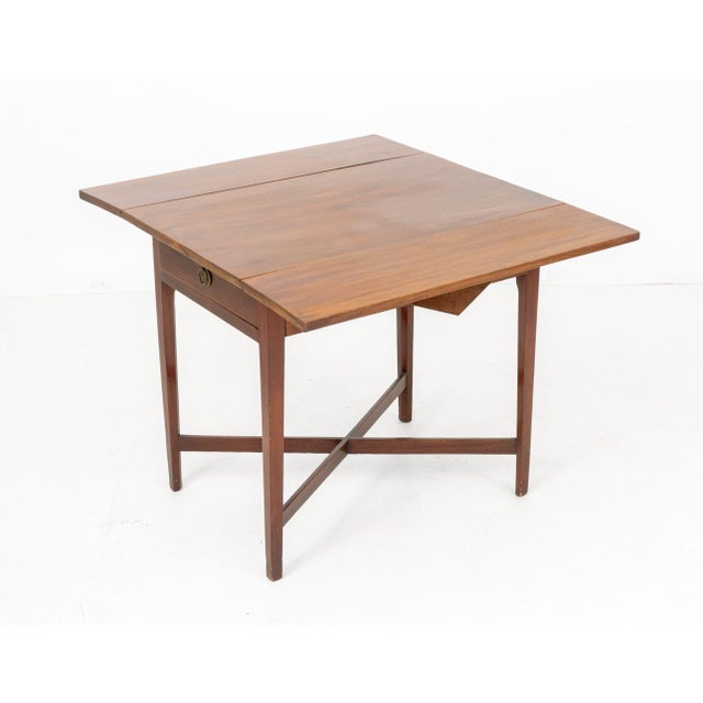 Brown George III Style Mahogany Pembroke Table For Sale - Image 8 of 10