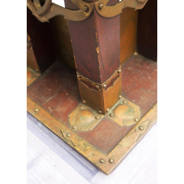 Antique Gothic Revival Fireplace Club Fender For Sale - Image 6 of 12
