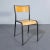 Wood French Graphite Grey Stacking Dining Chair from Mullca, 1960s For Sale - Image 7 of 13