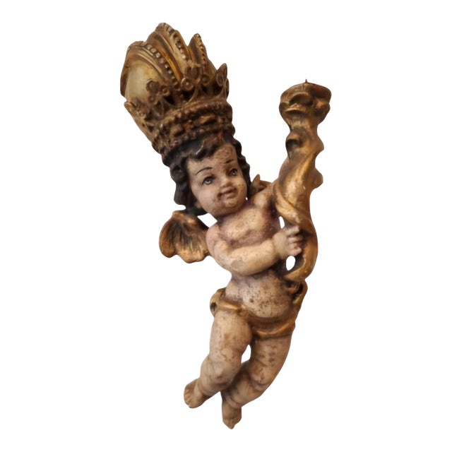 Antique Baroque Wall Candle Holder For Sale