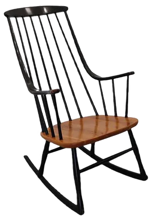 Rocking Chair by L. Larsson, Sweden, 1960s