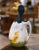 Late 19th Century 19th Century French Saint Clement Barbotine Faience Olive Oil Duck Pitcher For Sale - Image 5 of 13