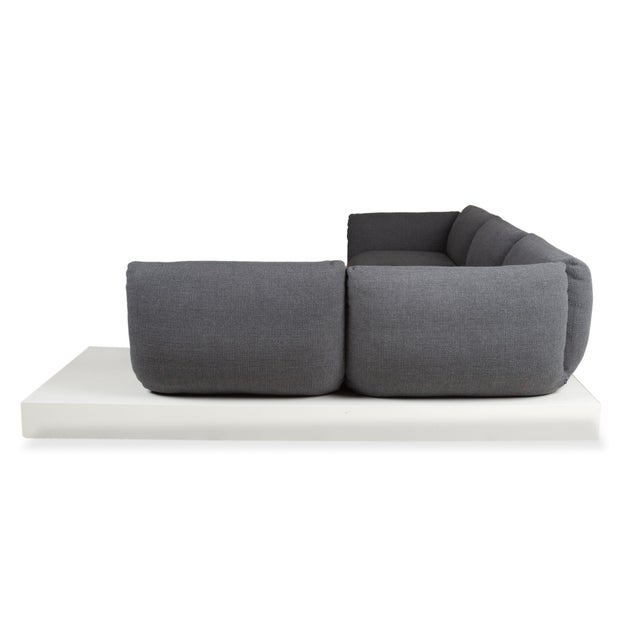 Jalis Corner Sofa in Grey Fabric from COR For Sale - Image 12 of 14