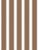 The House of Scalamandré Accordion Stripe Wallpaper, Saddle For Sale