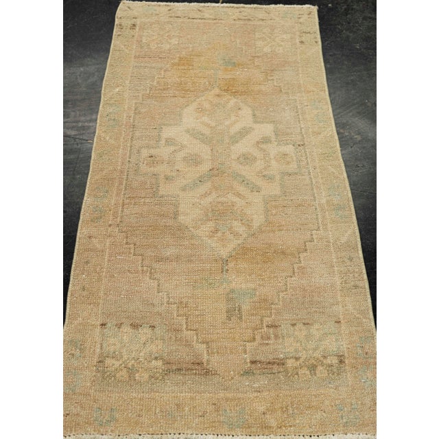 Turkish Mini Rug Oriental Hand Knotted Vintage Rug 1'8" x 3'4" #21180 Explore a curated collection of hallway runners,...