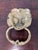 Mid 20th Century Vintage English Brass Lion Door Knocker For Sale - Image 5 of 5