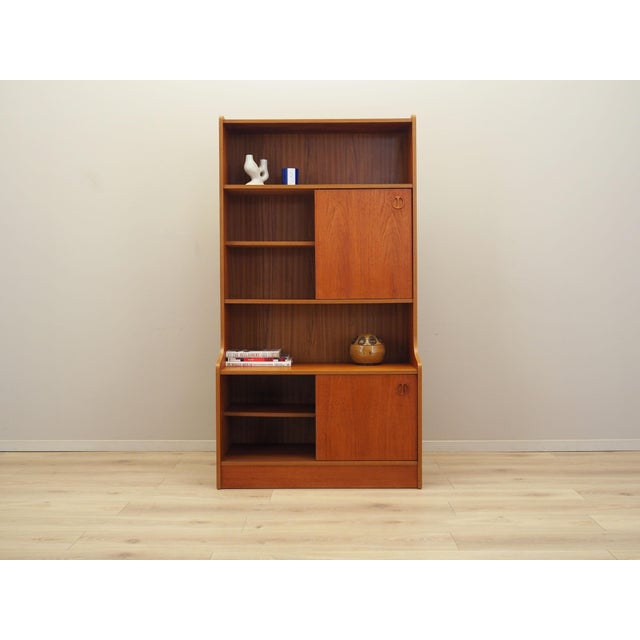 Vintage Danish Teak Bookcase, 1960s For Sale - Image 3 of 18