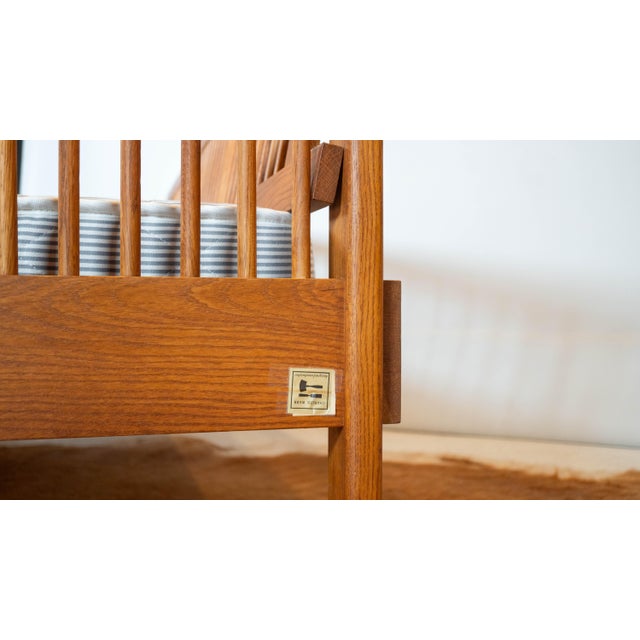 Vintage Charles Webb White Oak Wood Daybed Sofa For Sale - Image 18 of 18