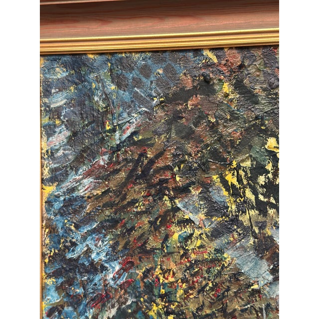 Valter Gibson, Composition, 1961, Oil on Canvas, Framed For Sale - Image 17 of 18