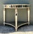 Vintage Mirror Trimmed Demilune Console For Sale - Image 10 of 12