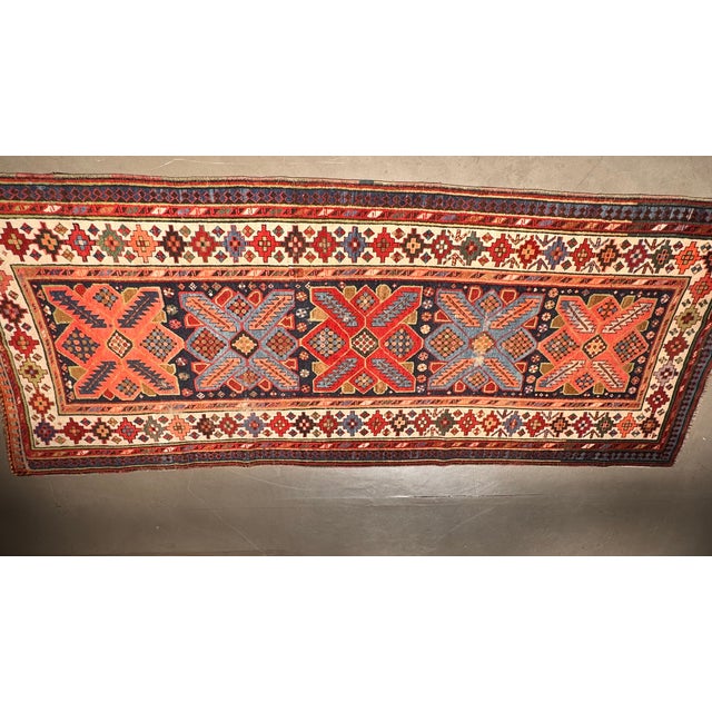 1920s Caucasian Talish Runner For Sale - Image 5 of 7