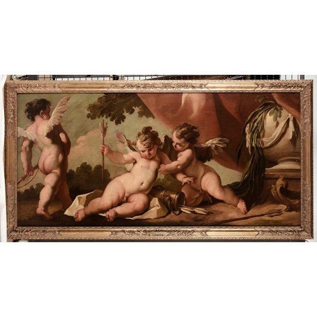 Gaspare Diziani (Belluno, Italy, 1689 – Venice, Italy, 1767) Title: Cupids at play Medium: Oil on canvas Dimensions:...