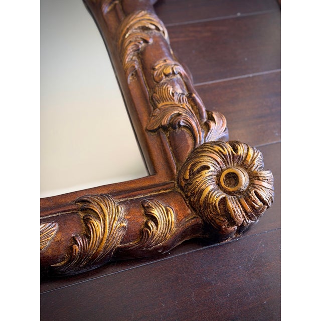 La Barge Spectacular One of a Kind Sculptural Oversized Architectural Carved Wall Mirror in the Style of John-Richard & Maitland-Smith For Sale - Image 4 of 11