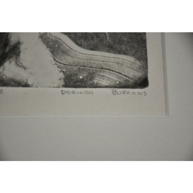 1970s 1970s Abstract Sketch by Dorinda Burrows For Sale - Image 5 of 6