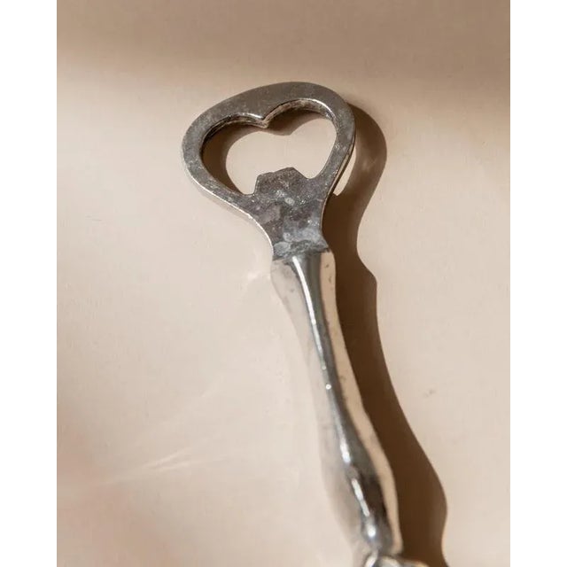 Mid-Century Silver-Plated Horse Leg Bottle Opener, Italy, 1960s For Sale - Image 10 of 11